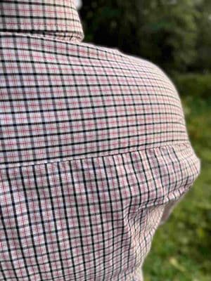 Men Casual Full Shirt Red Checkered Full Sleeve Cotton  | Palli_img_2