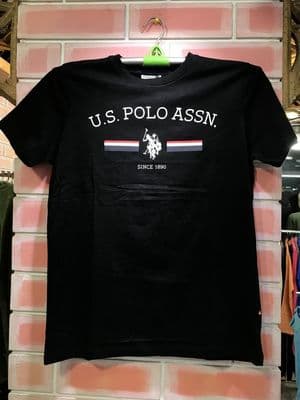 US POLO T Shirt Black_img_1