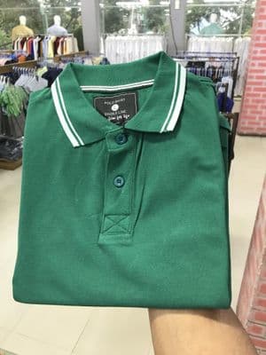 Polo Shirt in Green - Men's Half Sleeve T-Shirt | Palli Boutiques_img_3