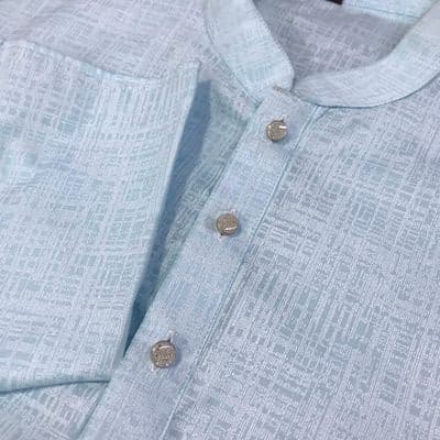 Cotton Light Blue Panjabi_img_0