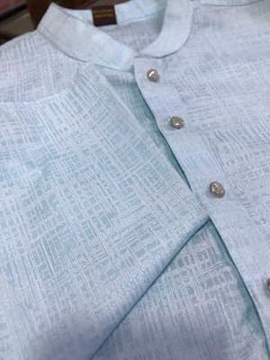 Cotton Light Blue Panjabi_img_1