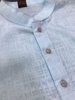 Cotton Light Blue Panjabi_img_2