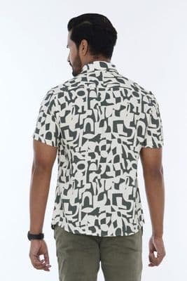 Men's Lightweight Viscose Short Sleeve Button-Up Casual Shirts_img_3