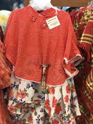 Baby Girl Eid Dress - Green & Gold Embroidered Frock - Palli পল্লী_img_5