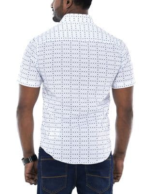 Short Sleeve Slim Fit Casual Men Half Shirt_img_1