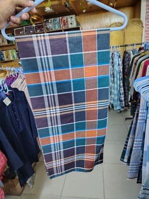 Authentic Sirajganj Cotton Lungi - Multi-Check Design_img_1