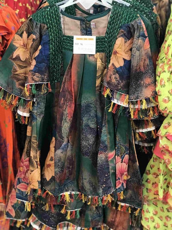 Girls Embroidered Frocks & Party Dresses - Eid Collection - Palli পল্লী