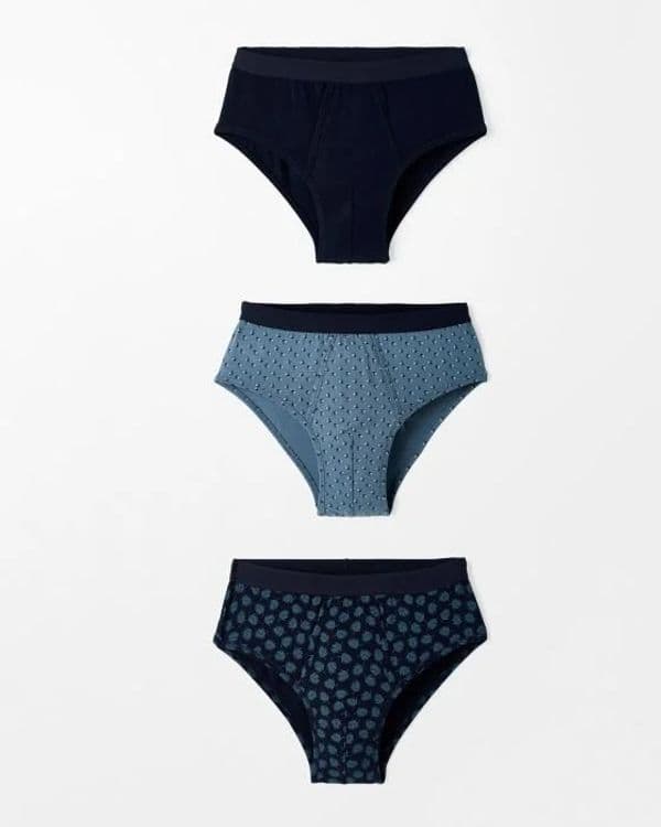 3pc Men's Cotton Briefs (Size 30~49) - Premium Comfort Underwear