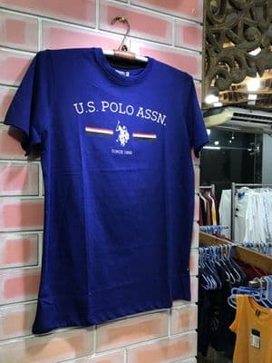 US Polo T Shirt Royal Blue_img_1