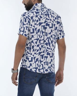 Lightweight Viscose Short Sleeve Button-Up Casual Men Half Shirt | Palli_img_5