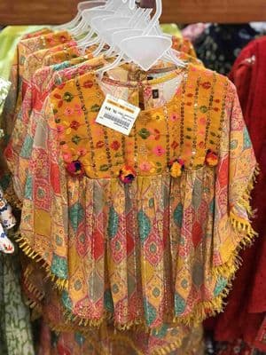 Embroidered Baby Girl Kaftan Frocks - Eid Collection - পল্লী Palli_img_0