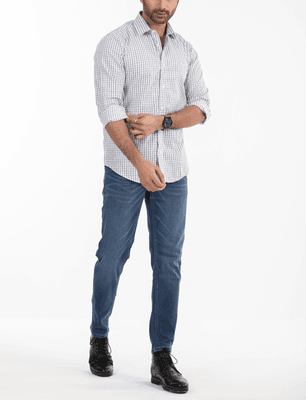 Long Sleeve Comfortable Slim Fit Men Casual Full Shirt | Palli_img_2