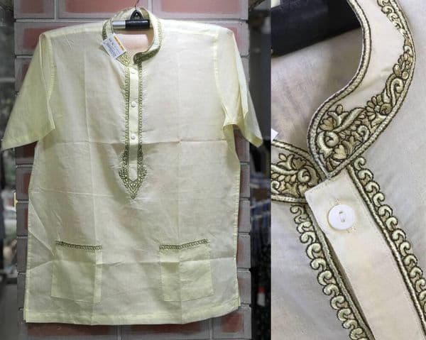 Elegant Off White Fotua - Premium Quality Traditional Wear